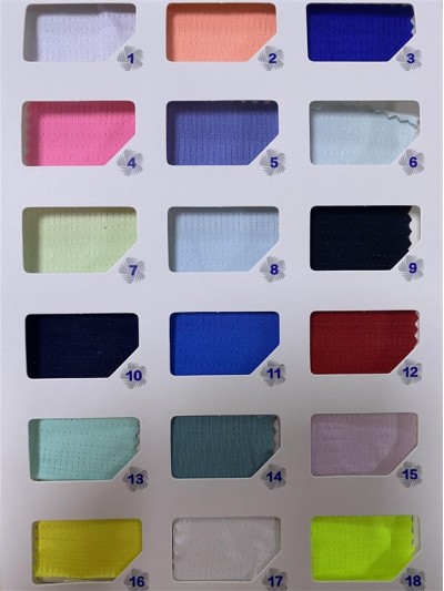 GZ-YXYF 3082#  威樂針孔  幅寬：170CM 克重：160GSM  成分：94% polyester  6%spandex 吸濕排汗 45度照